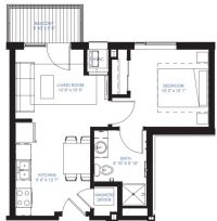One Bedroom A-3